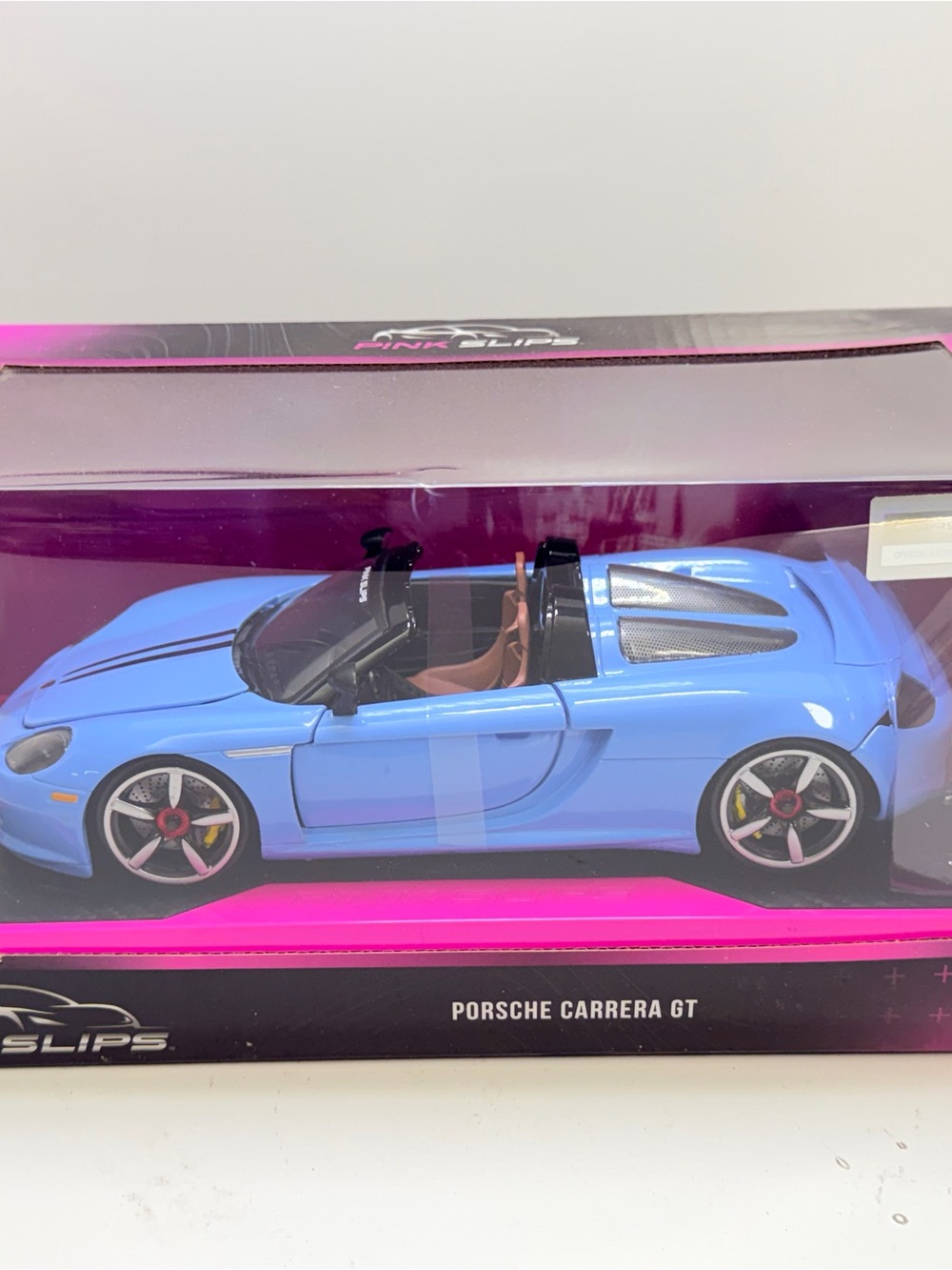 Jada pink slips Porsche Carrera GT Diecast Model - Blue